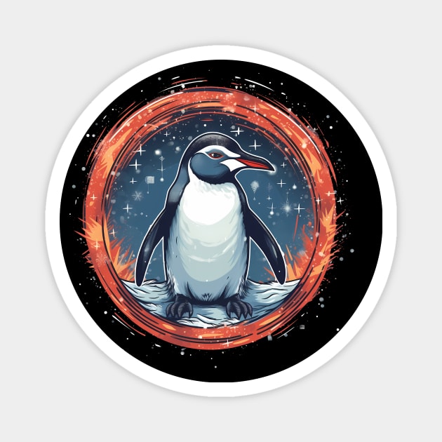 Penguin in Ornmament , Love Penguins Magnet by logiamerch